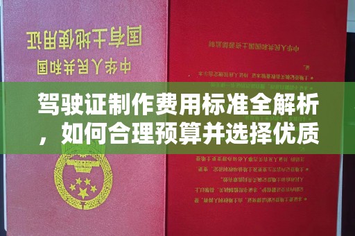 临武驾驶证制作费用标准全解析，如何合理预算并选择优质服务？