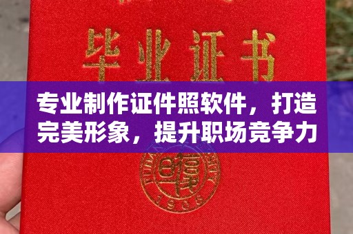 临武专业制作证件照软件，打造完美形象，提升职场竞争力