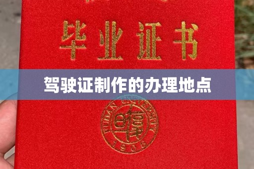 临武驾驶证制作的办理地点