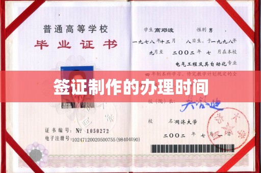 临武签证制作的办理时间