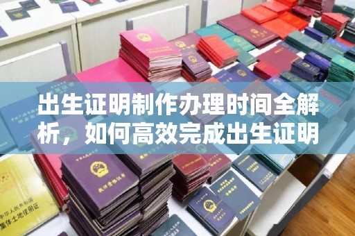 临武出生证明制作办理时间全解析，如何高效完成出生证明申请？
