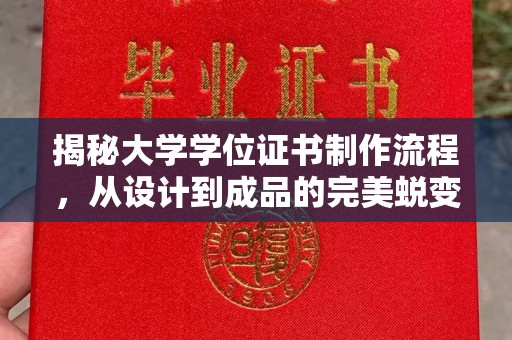临武揭秘大学学位证书制作流程，从设计到成品的完美蜕变