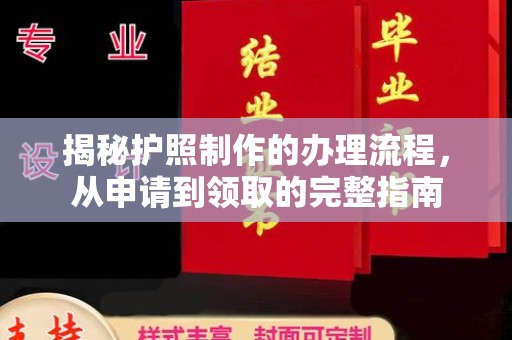 临武揭秘护照制作的办理流程，从申请到领取的完整指南