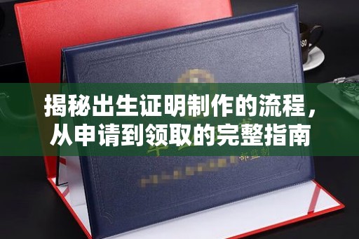 临武揭秘出生证明制作的流程，从申请到领取的完整指南