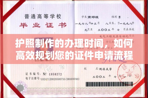 临武护照制作的办理时间，如何高效规划您的证件申请流程