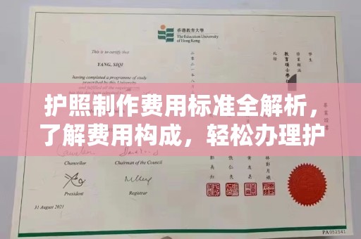 临武护照制作费用标准全解析，了解费用构成，轻松办理护照